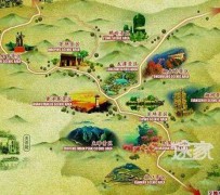 南充景点地图(长沙景点地图)