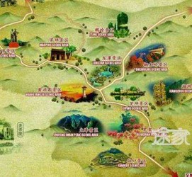 南充景点地图(长沙景点地图)