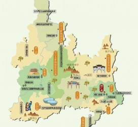 南充旅游地图(旅游地图中国景点)